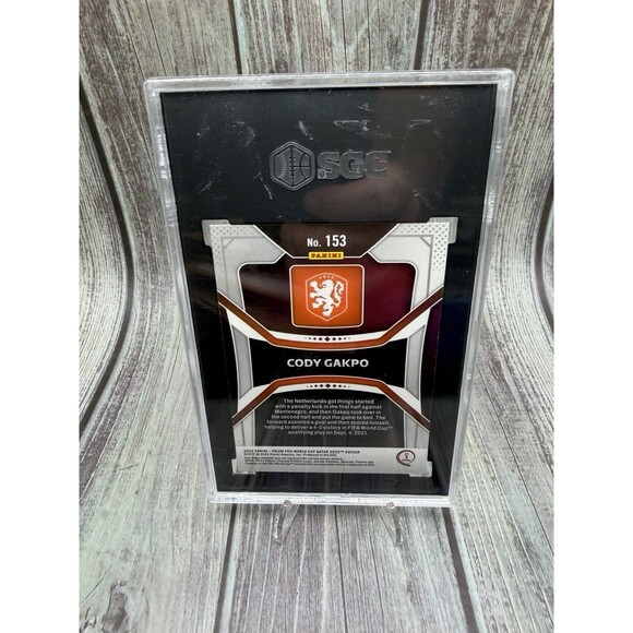 2022 PANINI PRIZM WORLD CUP #153 CODY GAKPO Rc SGC 9.5  Netherlands - Picture 8 of 9